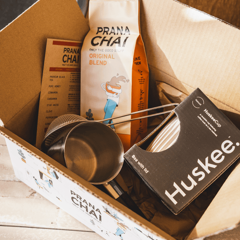 ”おうちチャイ” STARTER BOX (Huskee Cup 8oz ナチュラル)