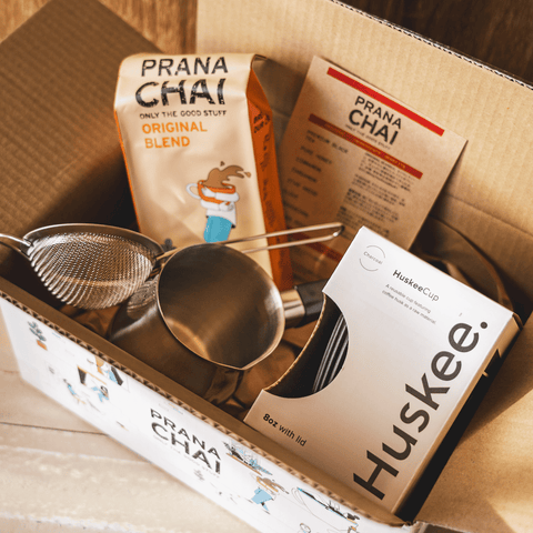 ”おうちチャイ” STARTER BOX (Huskee Cup 8oz チャコール)